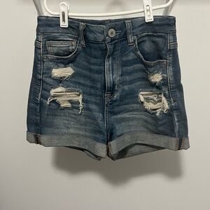 American Eagle Ripped Jean Shorts